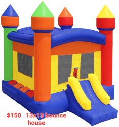 Rainbow Bounce House