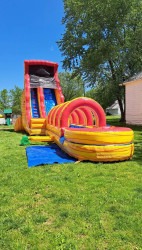 Screenshot 20230508 181807 Facebook 1745247822 22'H Volcano Wet Screamer Slide with Slip n Slide